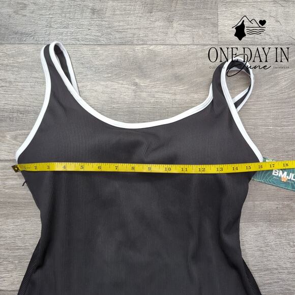 Blooming Jelly Ribbed One Piece Swimsuit Size XL - Picture 5 of 7